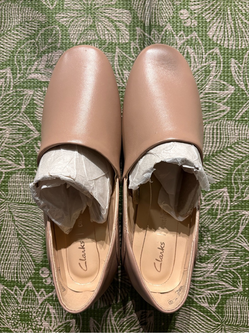 Clarks Women's Blush Leather Slip-On Loafers